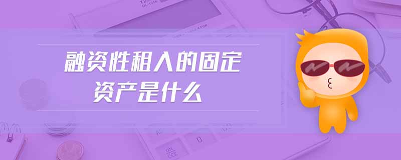 融资性租入固定资产与自有资产对外投资及资产管理解析